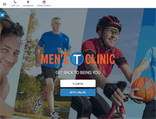 Tablet Screenshot of menstclinic.com
